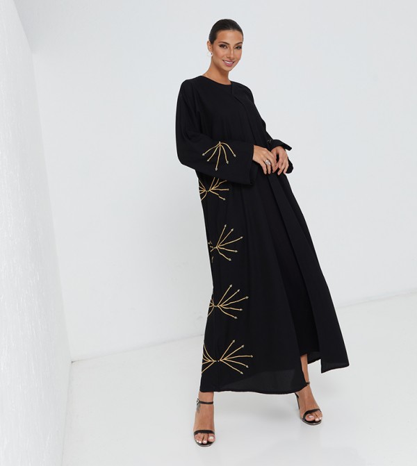 روزا عباية  - أسود Abayas