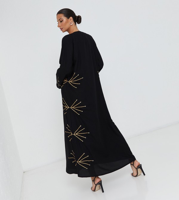 روزا عباية  - أسود Abayas