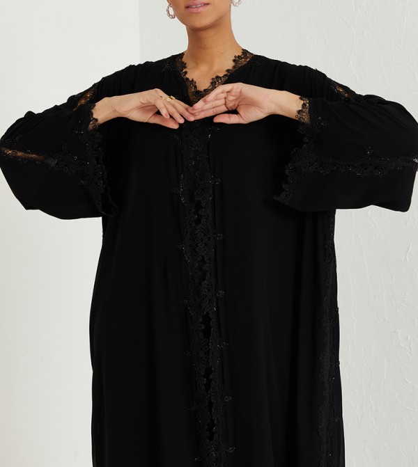 روزا عباية  عباية - أسود Abayas