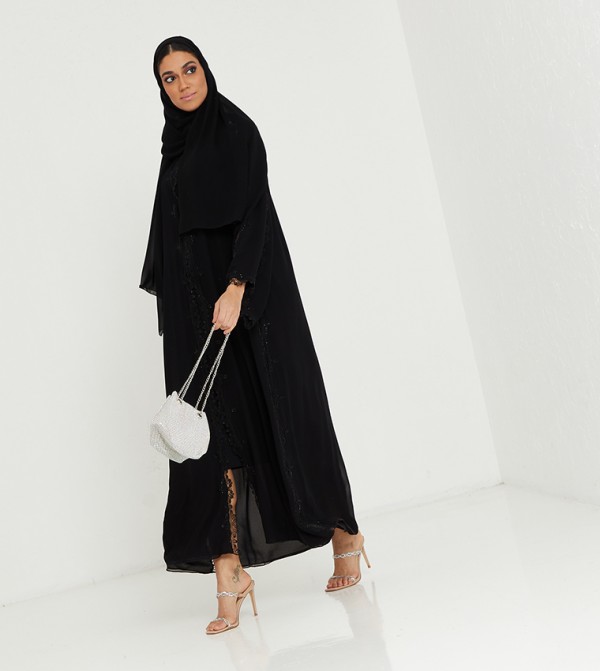 روزا عباية  عباية - أسود Abayas