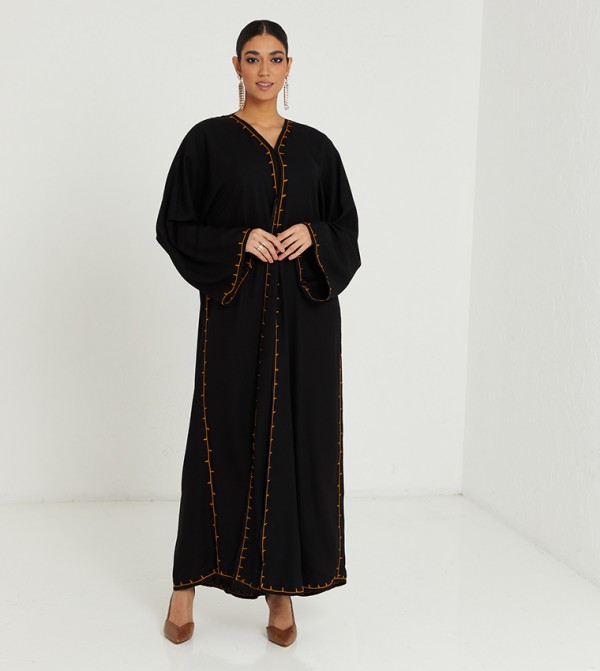 روزا عباية  ملابس - أسود Abayas