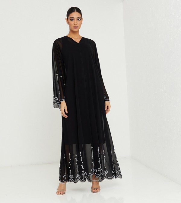 روزا عباية  عباية - أسود Abayas