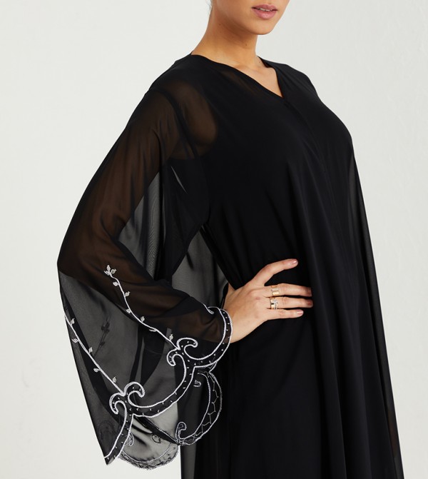 روزا عباية  عباية - أسود Abayas