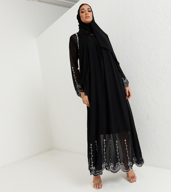 روزا عباية  عباية - أسود Abayas