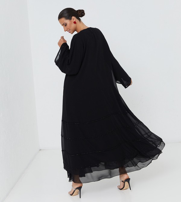 روزا عباية  عباية - أسود Abayas