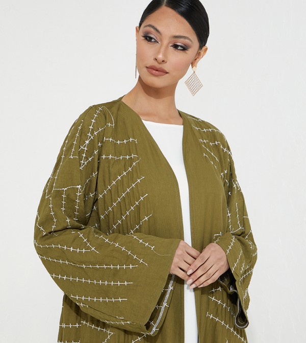 Roza Abaya  Abayas - Green Abayas