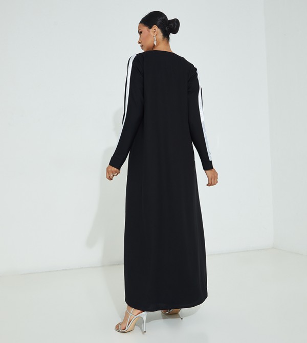 Roza Abaya  Arabian Clothing - Black Abayas