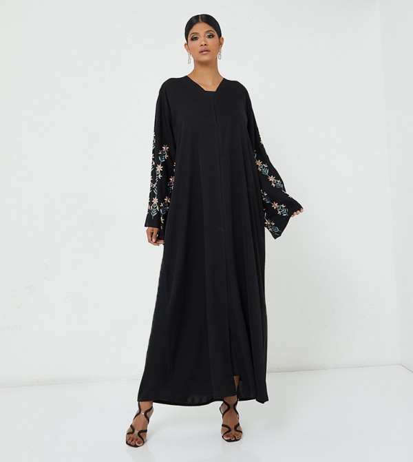 روزا عباية  ملابس - أسود Abayas