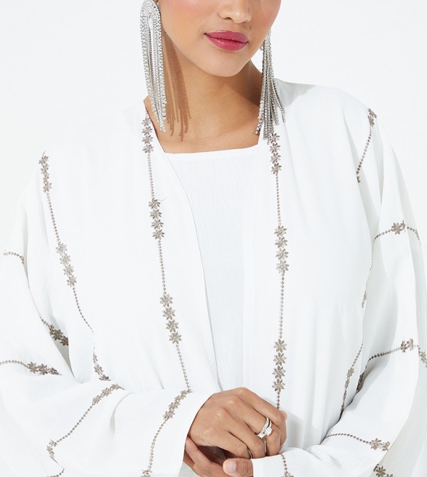 Roza Abaya  - White Abayas