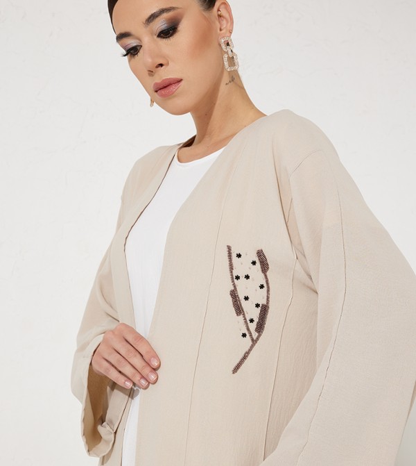 Roza Abaya clothing-store - Beige Abayas