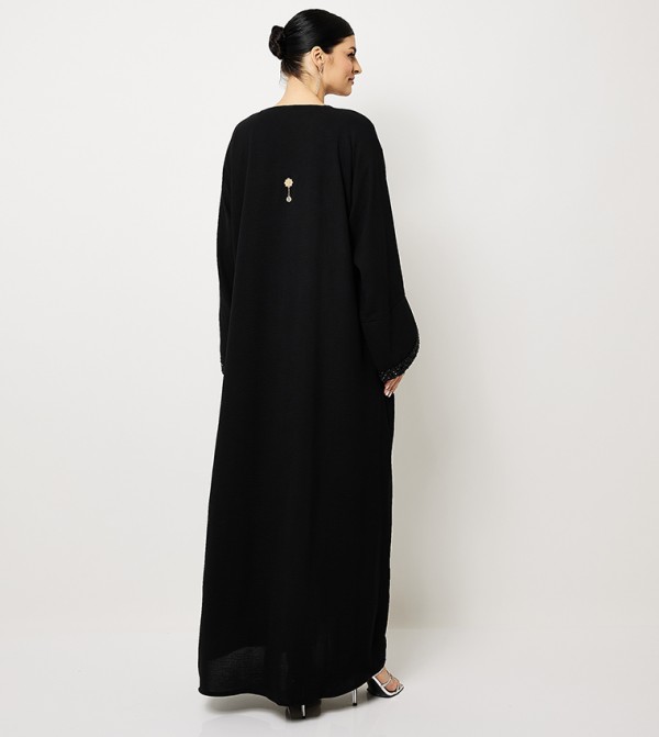 روزا عباية  ملابس عربية  - أسود Abayas