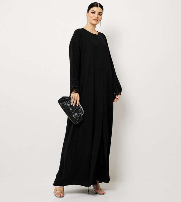 روزا عباية  ملابس عربية  - أسود Abayas