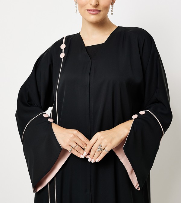 روزا عباية  ملابس عربية  - أسود Abayas