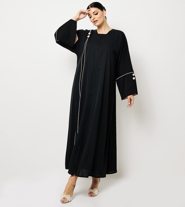 روزا عباية  ملابس عربية  - أسود Abayas