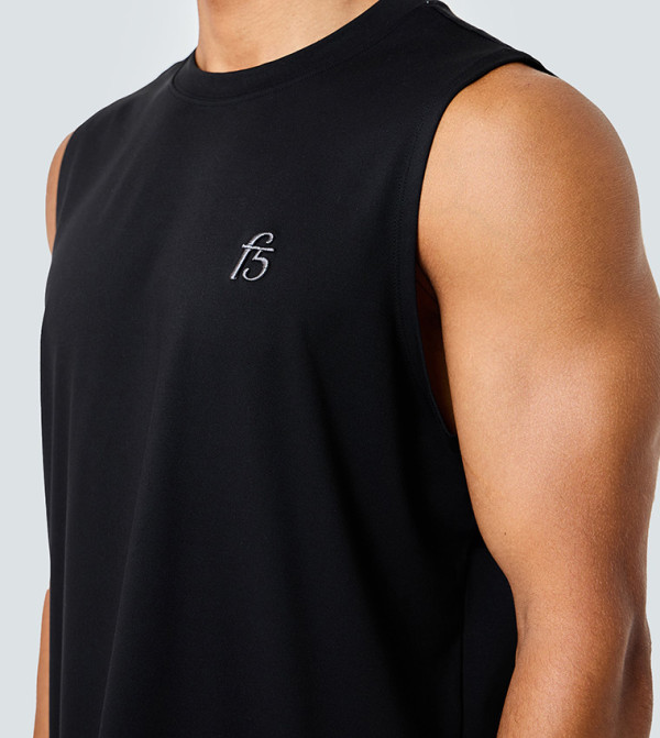 F5 Sportswear - Black T-Shirts & Vests