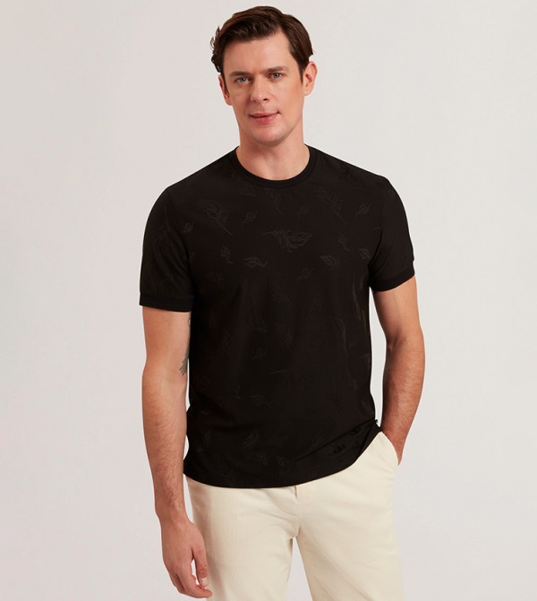 Ted Baker Ted Baker - Blue Round Neck T-Shirts