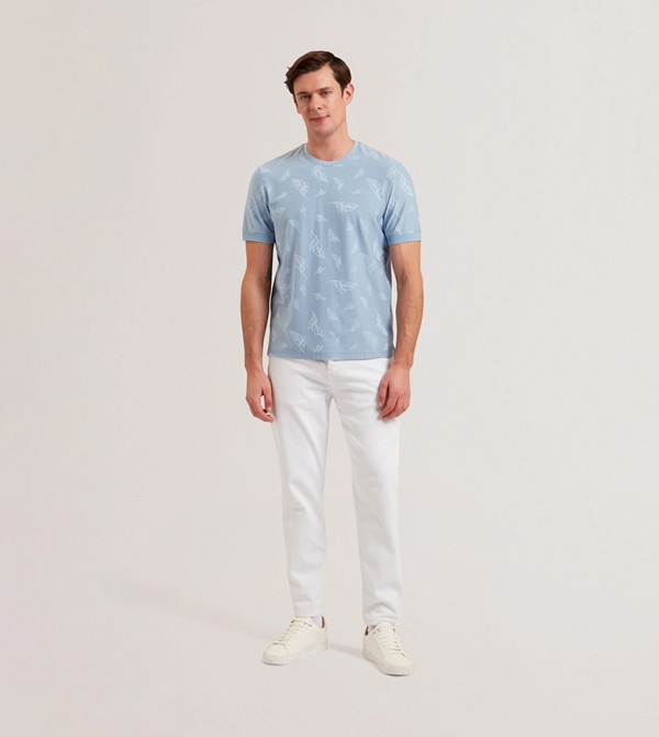 Ted Baker Ted Baker - Blue Round Neck T-Shirts