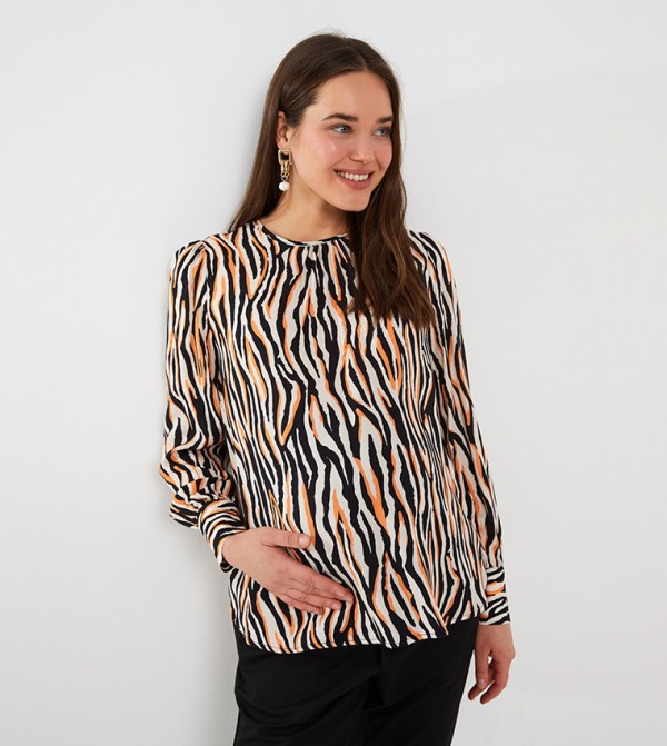 LC Waikiki  Maternity Clothing - Brown Tops & T-shirts