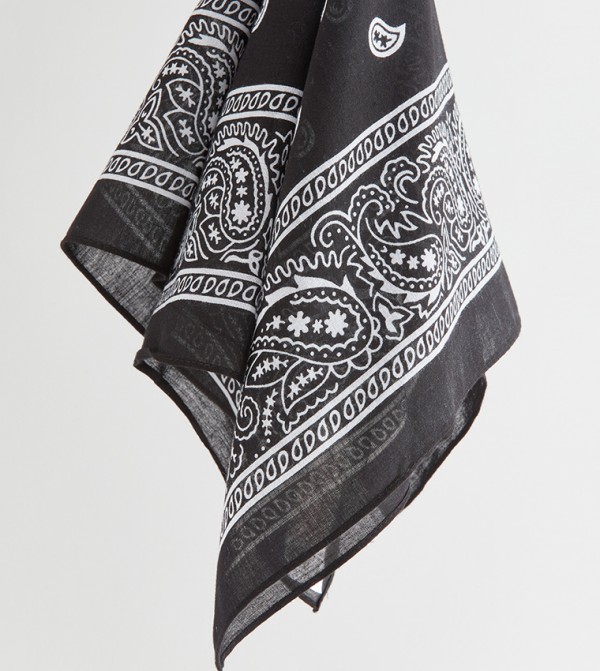 اٍل سي واي كيكي  أوشحة - أسود Knitted Scarves