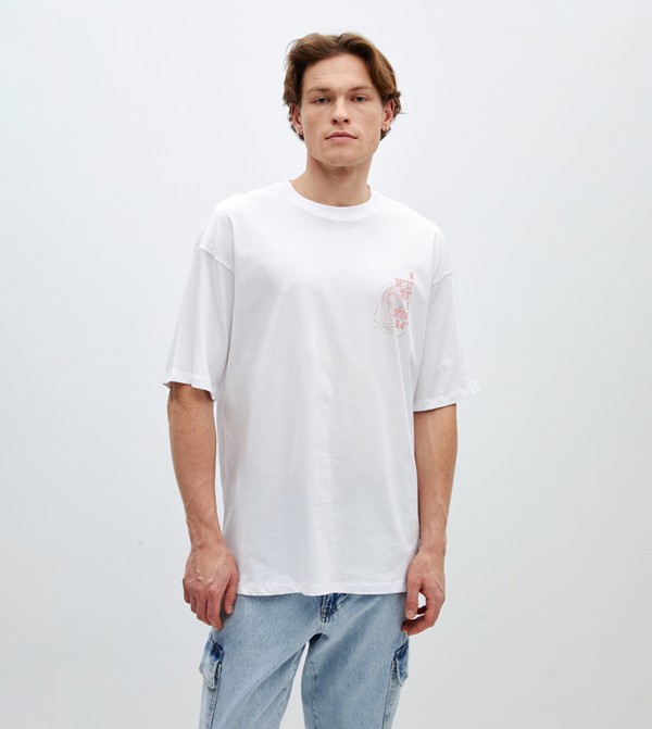 LC Waikiki LC Waikiki - White Casual T-Shirts