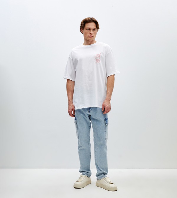 LC Waikiki LC Waikiki - White Casual T-Shirts