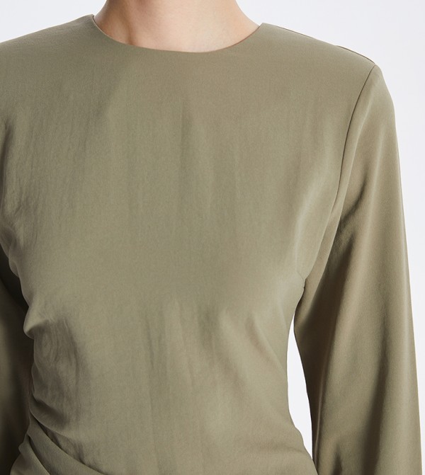 اٍل سي واي كيكي فساتين - كاكي فساتين كاجوال