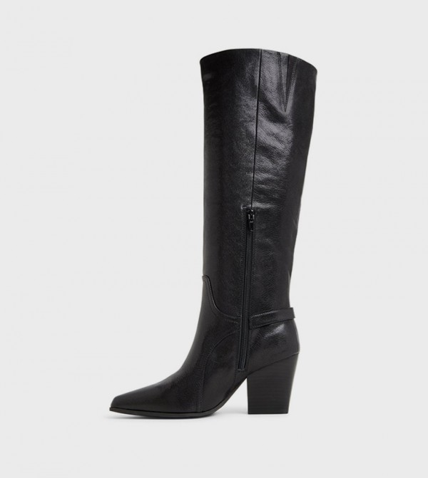 ألدو أبوات - أسود Knee length Boots