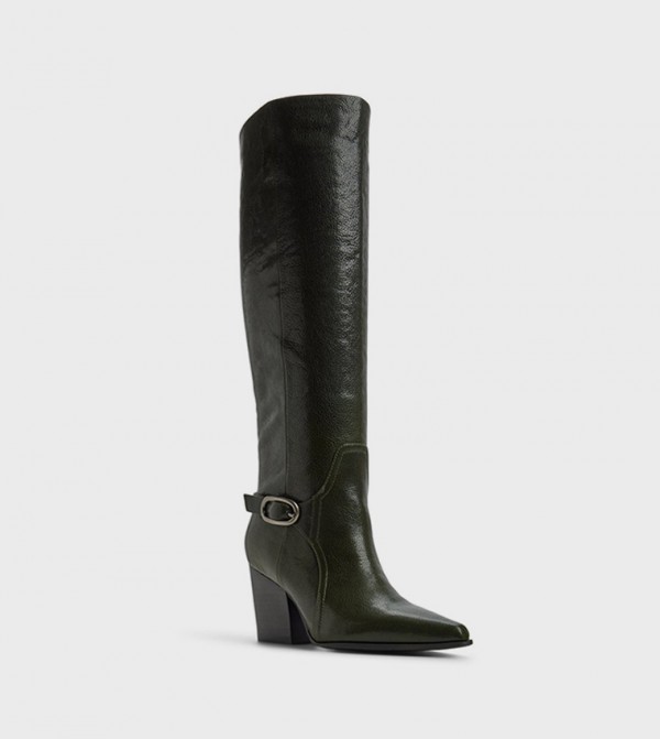 ألدو أبوات - أخضر Knee length Boots