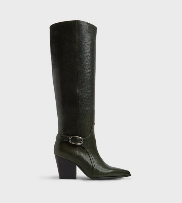 ألدو أبوات - أخضر Knee length Boots