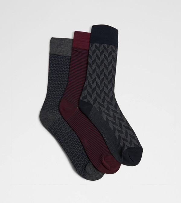 Aldo Accessories  Calf Length Socks - Multi Calf Length Socks