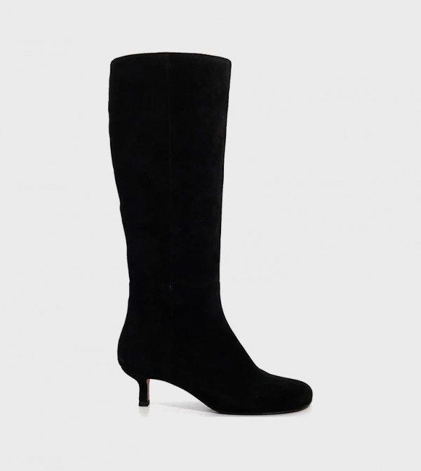 ديون لندن أبوات - أسود Knee length Boots
