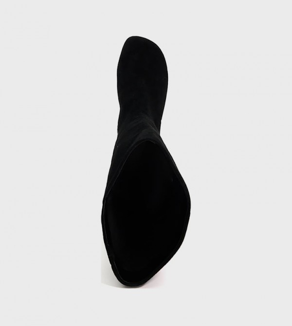 ديون لندن أبوات - أسود Knee length Boots