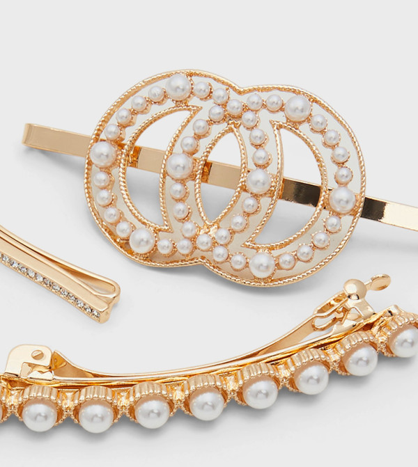 Aldo Accessories  Hair Accessories - White Hair Clips