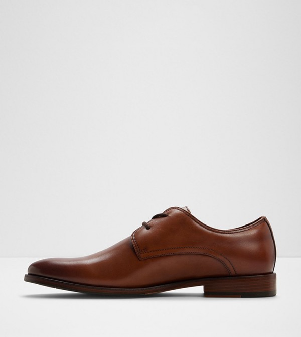 Aldo  Shoes - Light Brown Formal Lace-Up Shoes