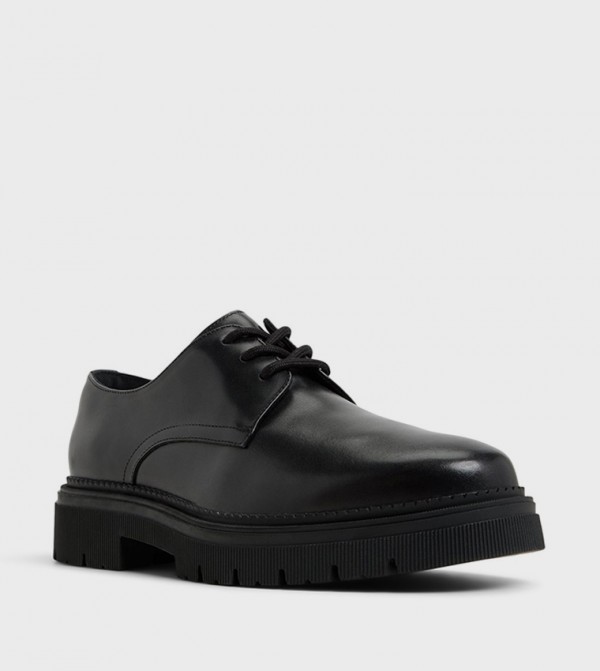 Aldo  Formal Shoes - Black Formal Lace-Up Shoes