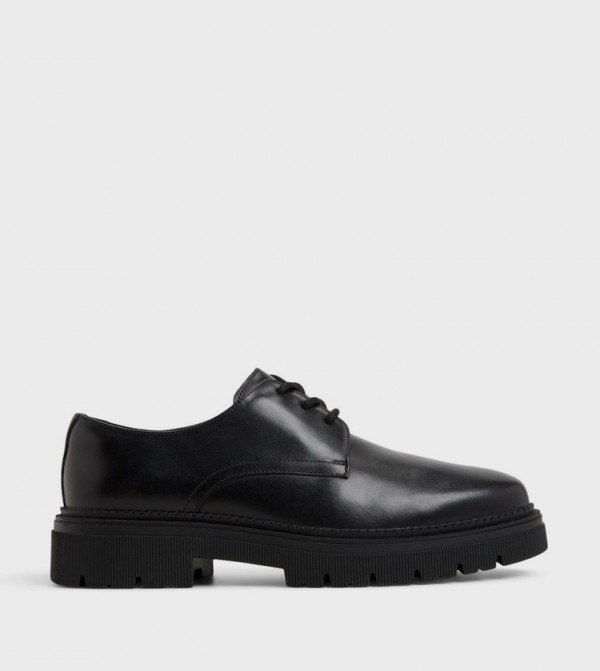 Aldo  Formal Shoes - Black Formal Lace-Up Shoes