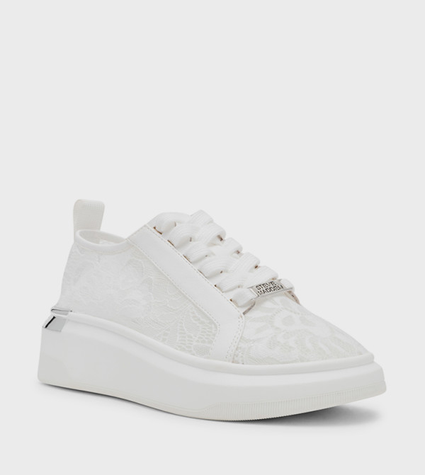 Steve Madden Steve Madden - White Low Top