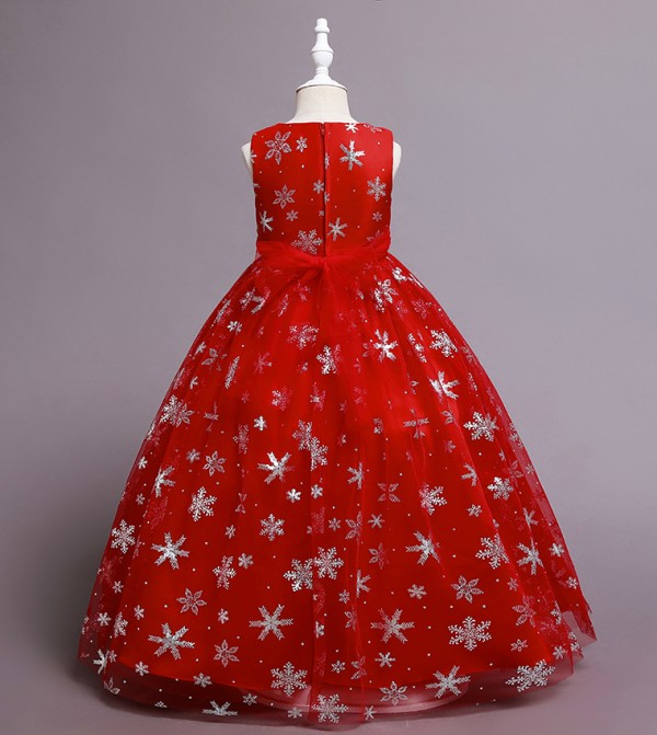 Ddaniela Kids Ramadan - Red Party Dress