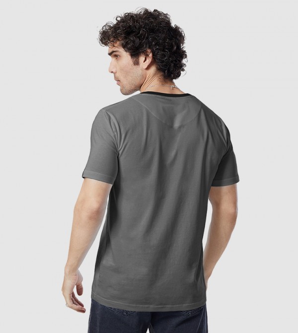The Souled Store  - Grey Casual T-Shirts