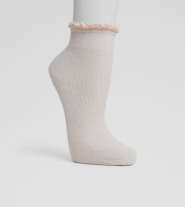 ألدو أكسيسوريز  جوارب للمنتصف الساق  - بورغندي Calf Length Socks