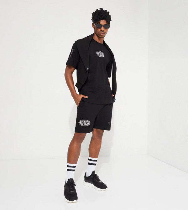 F5 F5 - Black Casual Shorts
