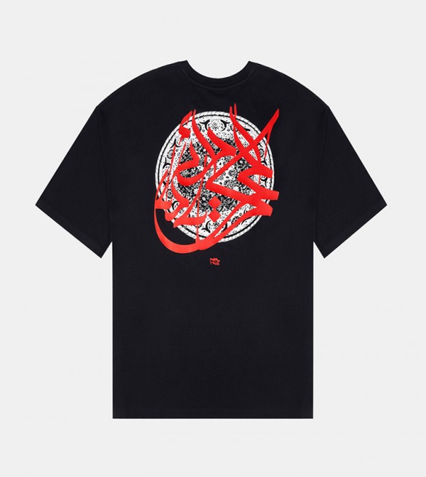 F5 F5 - Black Round Neck T-Shirts