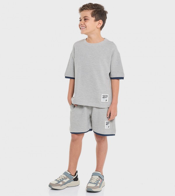 Victor and Jane Victor and Jane - Grey T-shirts & Bottoms