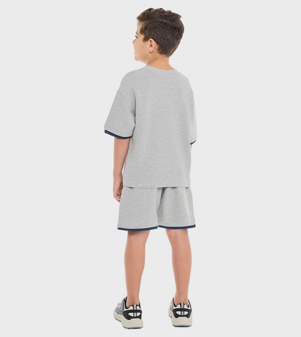 Victor and Jane Victor and Jane - Grey T-shirts & Bottoms