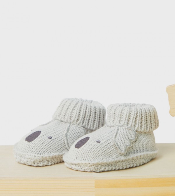 BABIES & MORE  Booties - Grey Booties