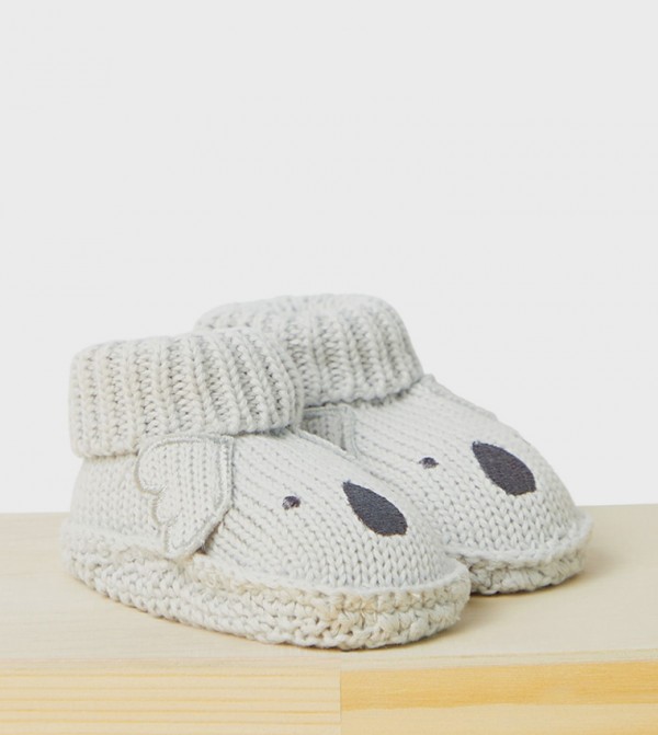 BABIES & MORE  Booties - Grey Booties