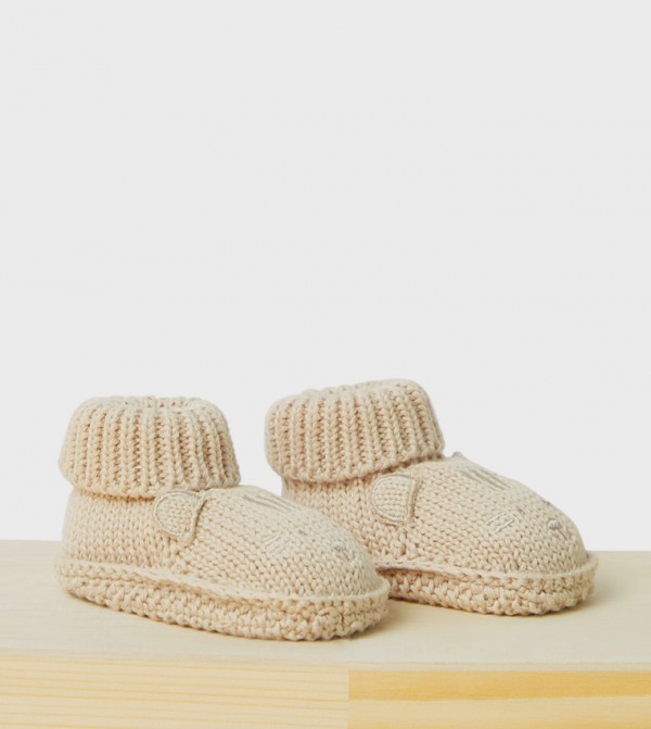 BABIES & MORE  Booties - Brown Booties