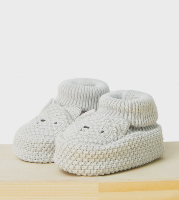 BABIES & MORE  Booties - Grey Booties