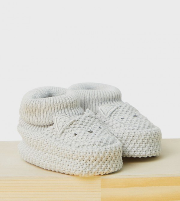 BABIES & MORE  Booties - Grey Booties
