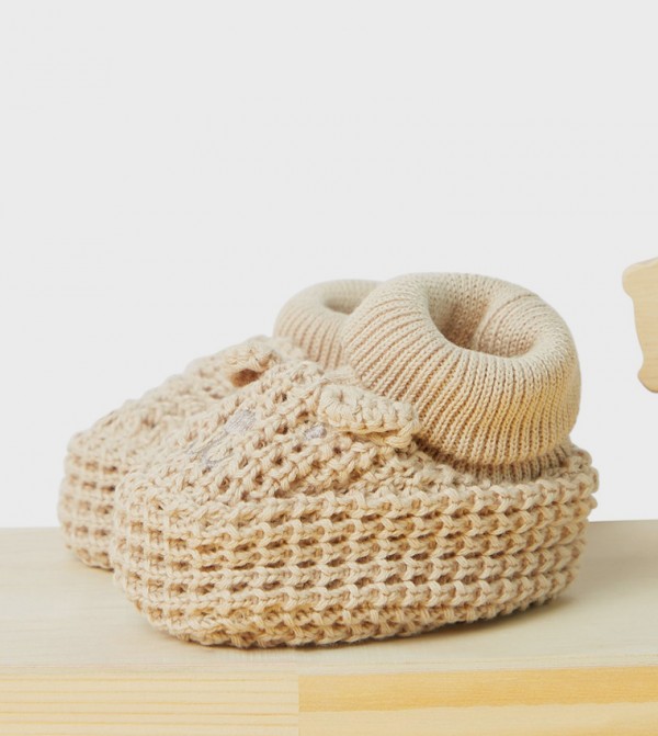 BABIES & MORE  Booties - Beige Booties